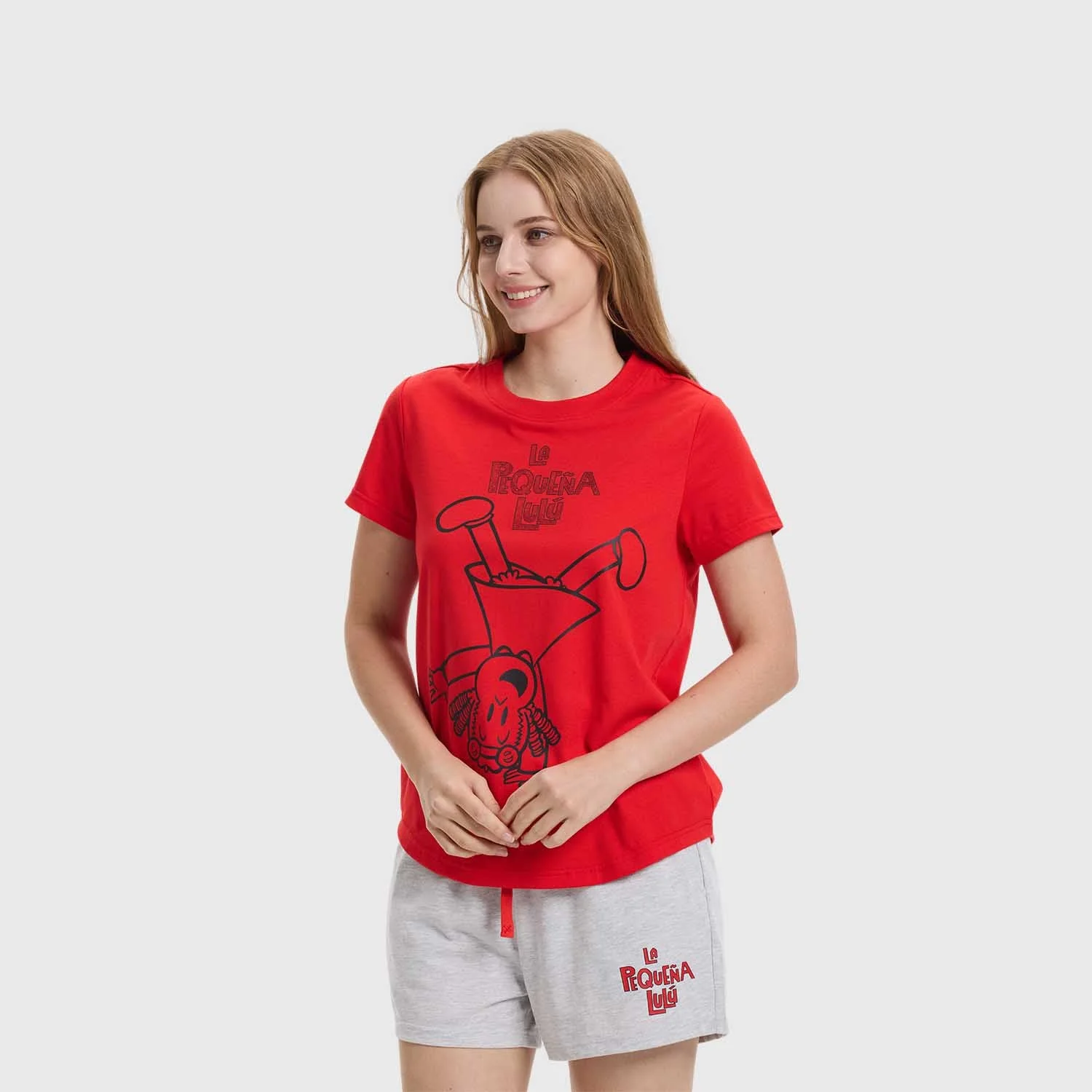 Pijama Pequeña Lulú Roja - Image 3