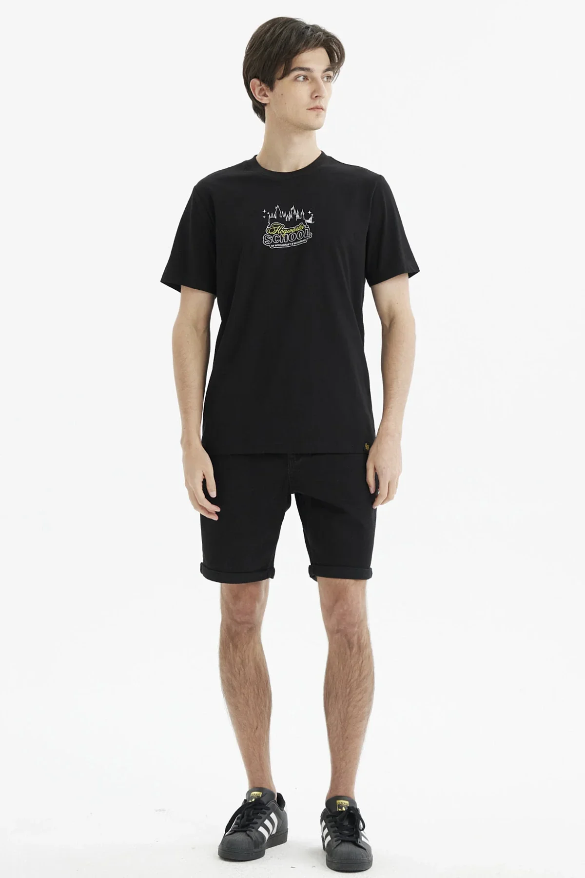 Polera Harry Potter Hogwarts Negra - Image 4