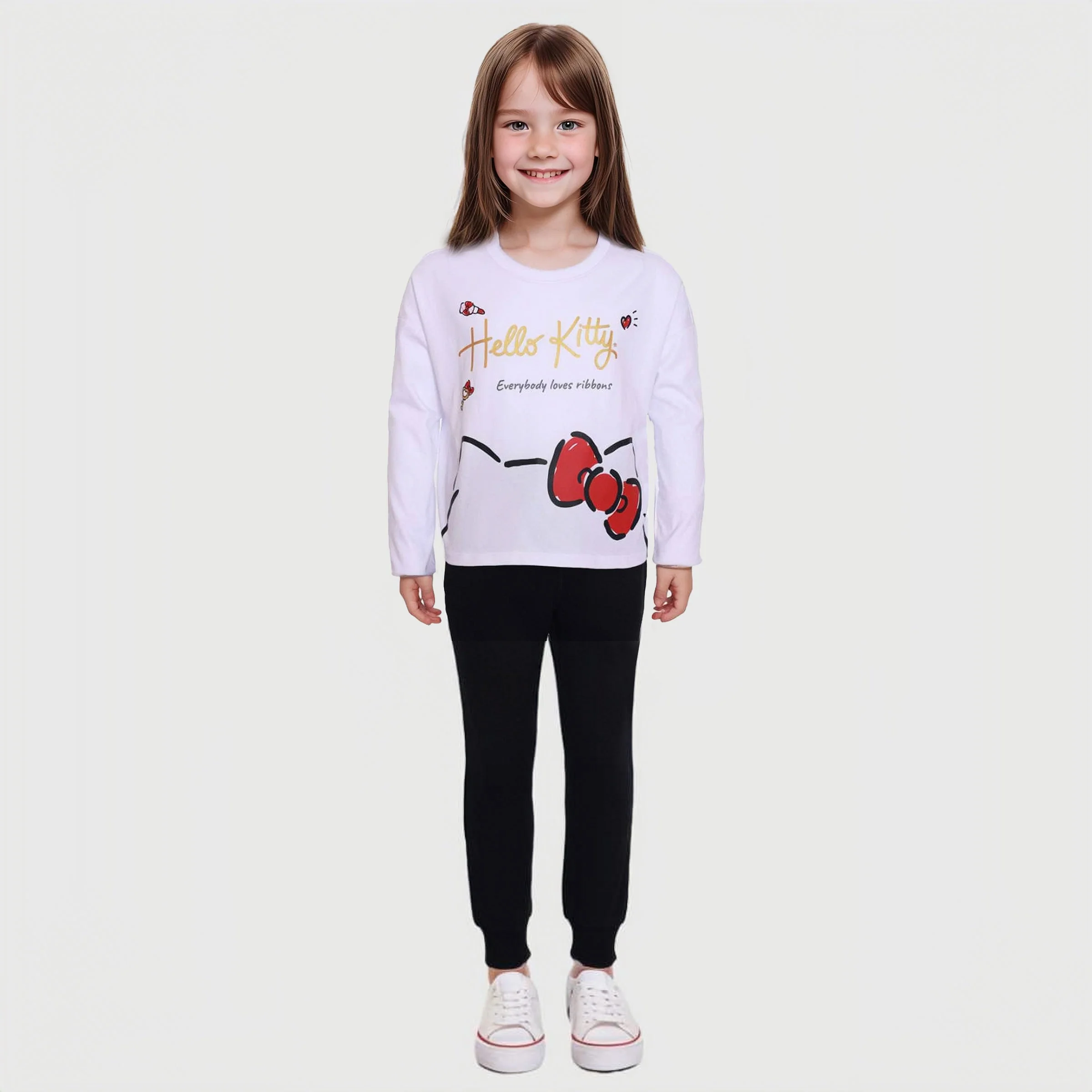 Polera Hello Kitty Blanca - Image 3