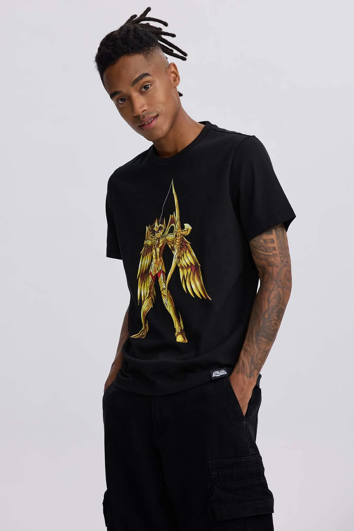 Polera Seiya Sagitario Negra - Image 2