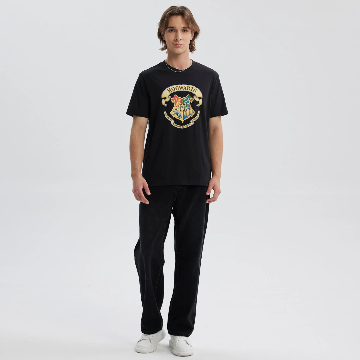 Polera Insignia Hogwarts Negra - Image 4
