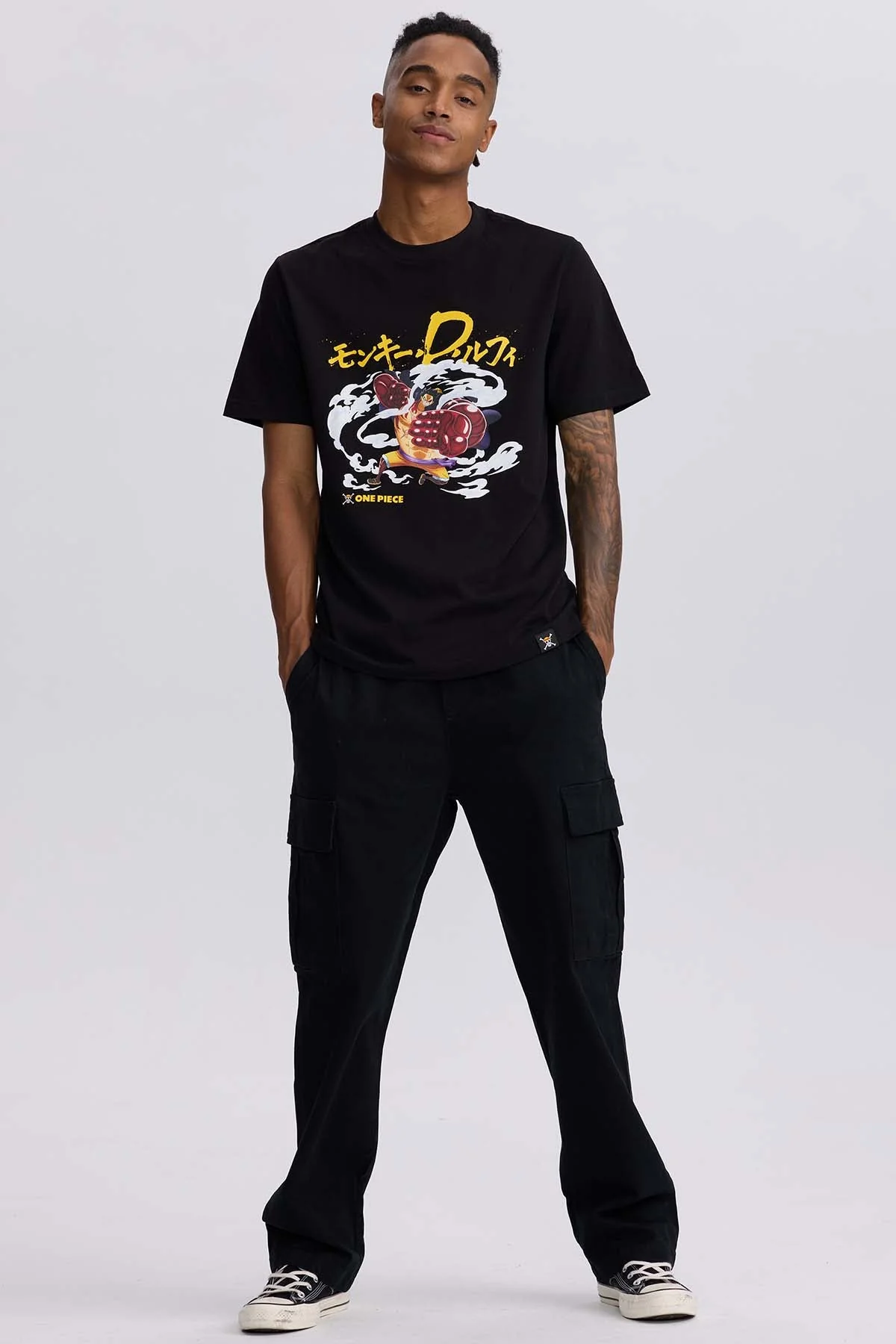 Polera One Piece Luffy Gear 4 Negra - Image 4