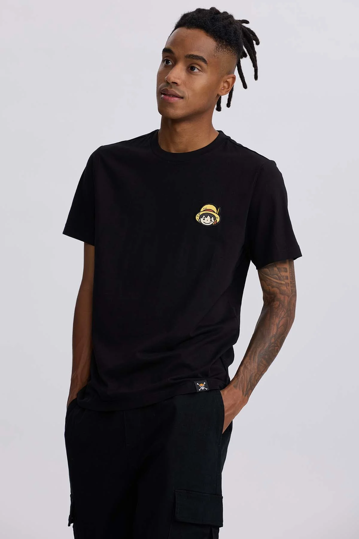 Polera One Piece Monkey D. Luffy Negra - Image 3
