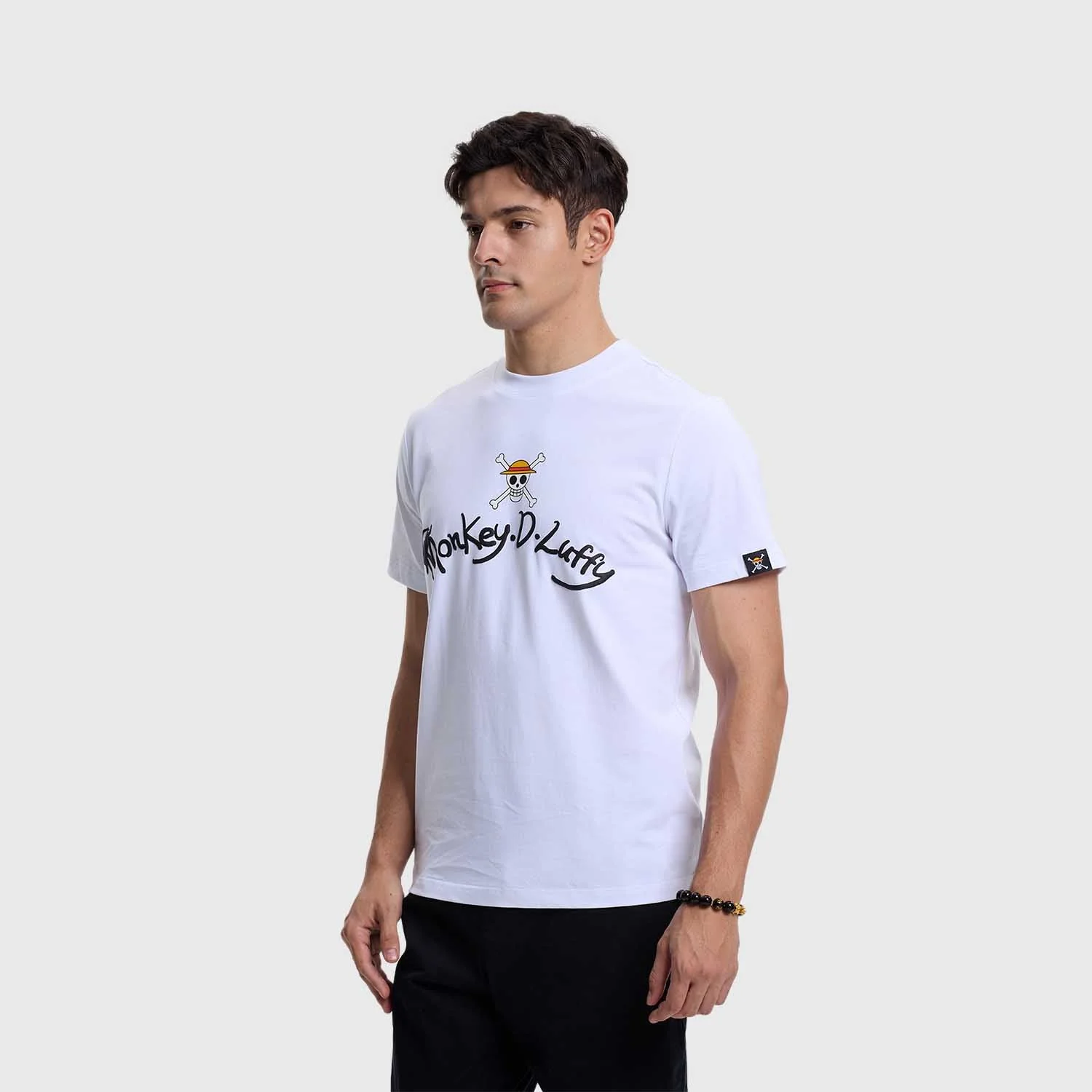 Polera One Piece Monkey D. Luffy Blanca - Image 3
