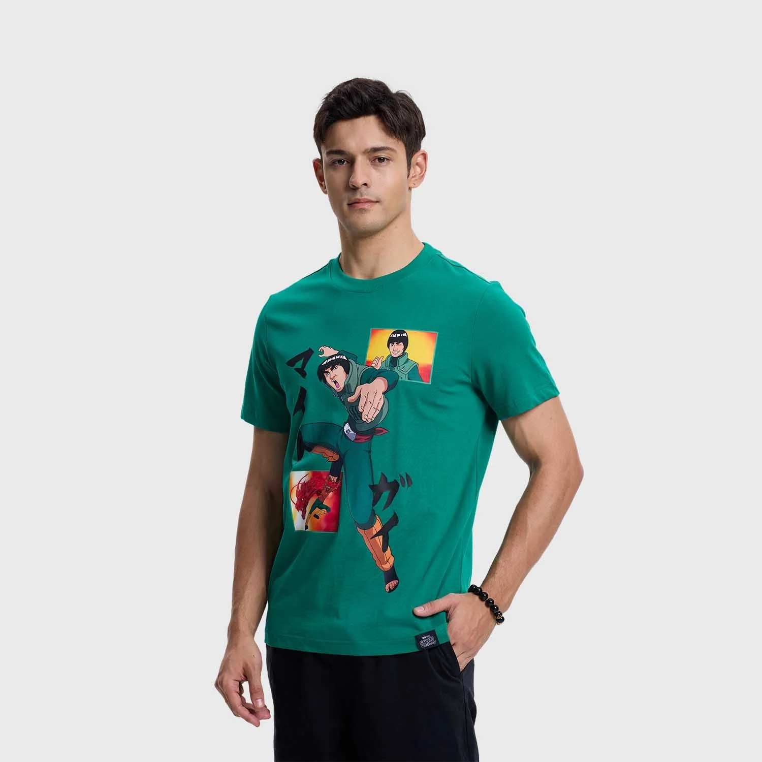 Polera Naruto Might Guy Verde - Image 4
