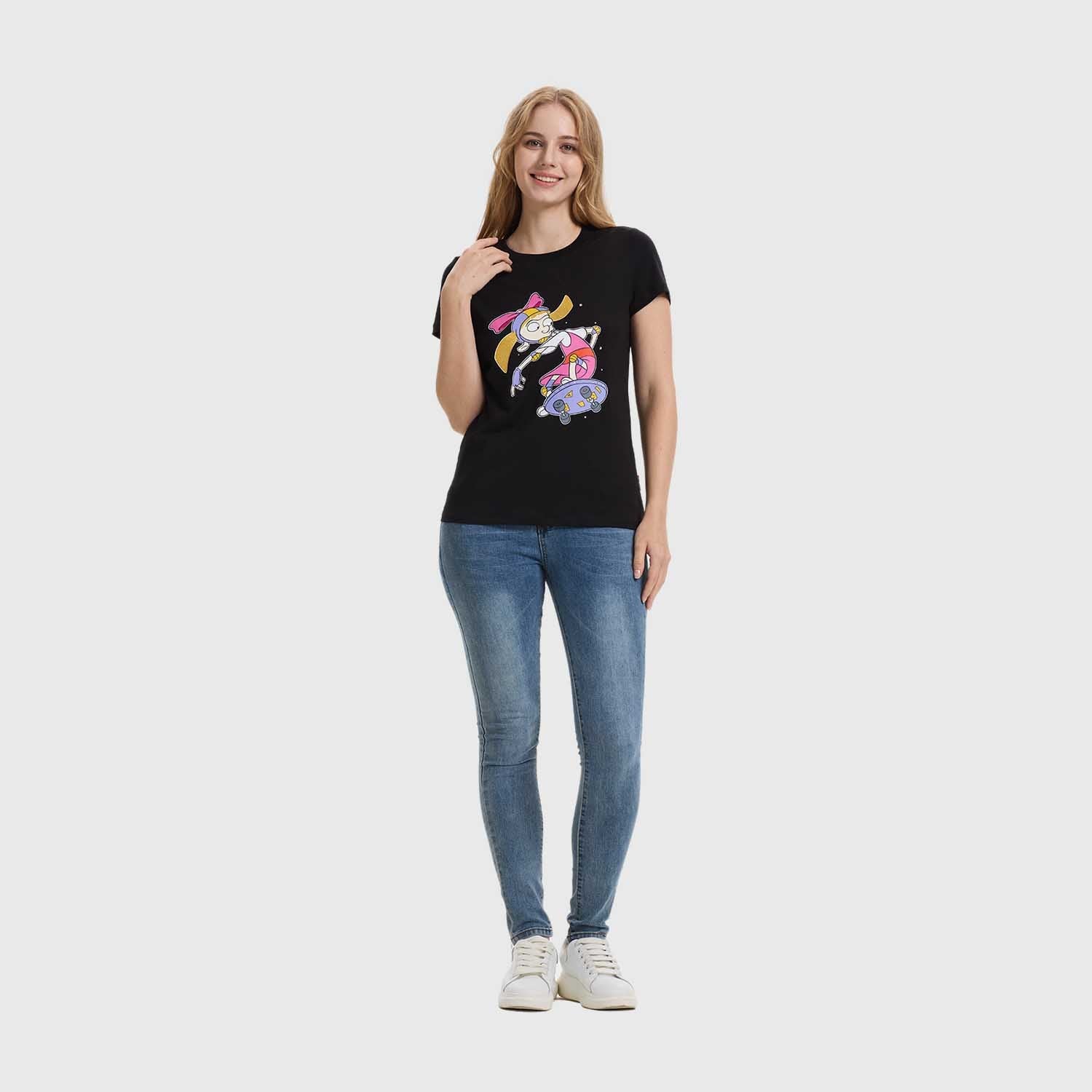Polera Hey Arnold Helga Negra - Image 4
