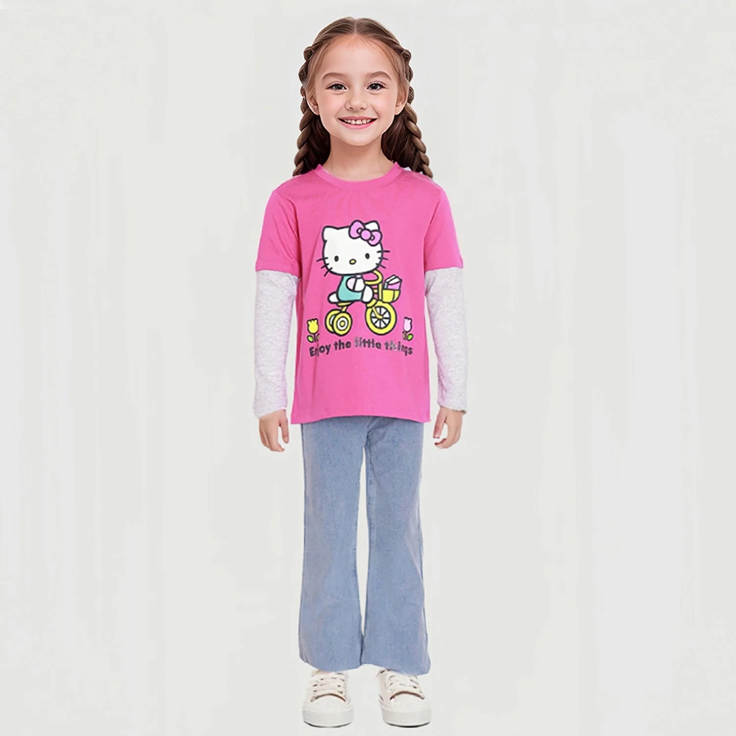 Polera Hello Kitty Fucsia - Image 3
