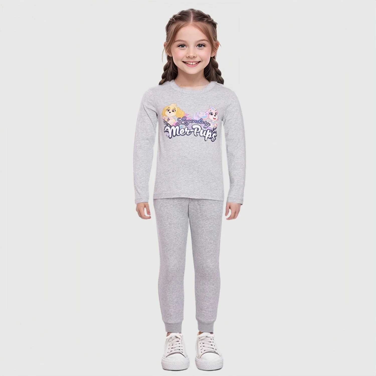 Polera Paw Patrol Gris Melange - Image 3