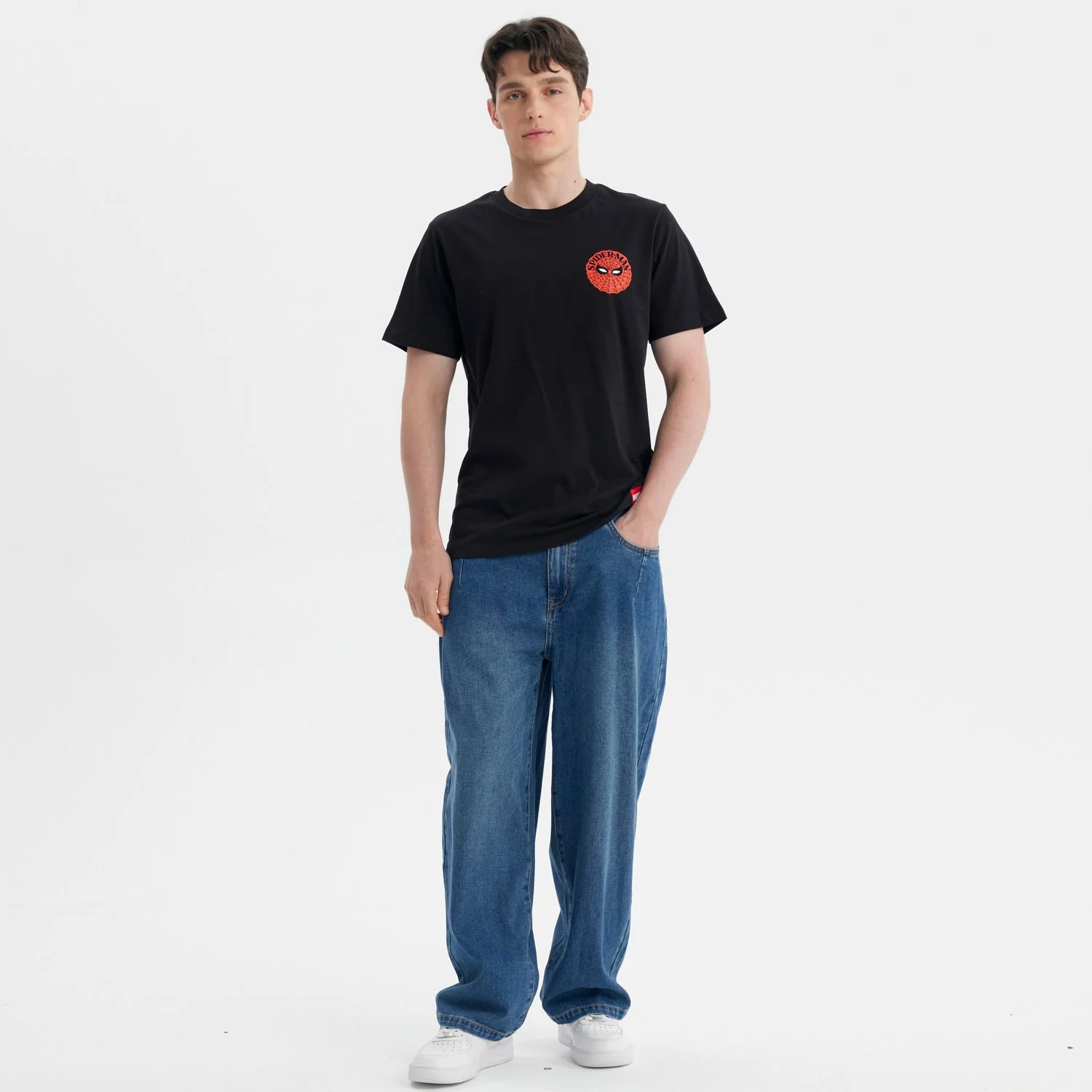 Polera Spider Man Negra - Image 4