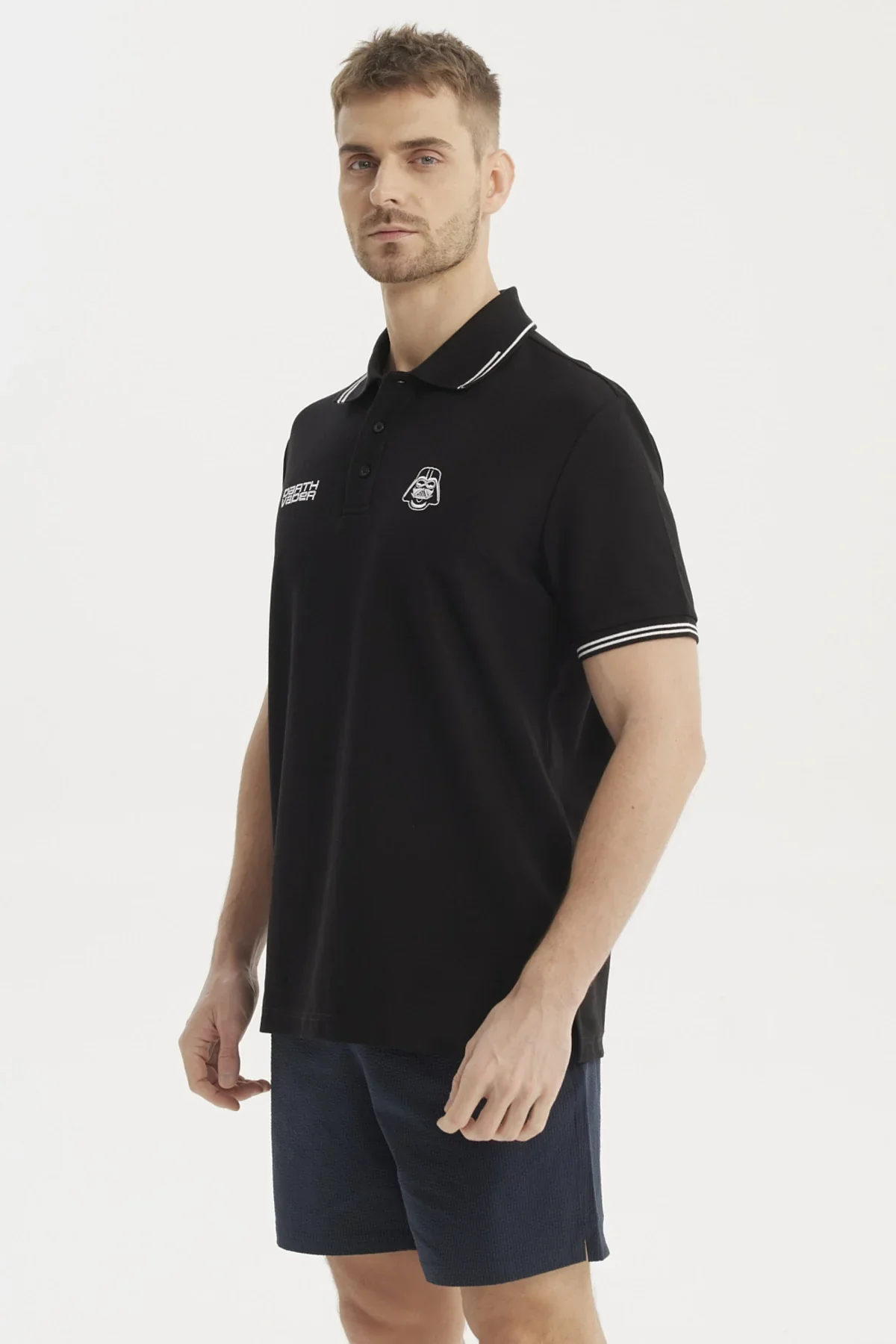 Polera Piqué Star Wars Negra - Image 2