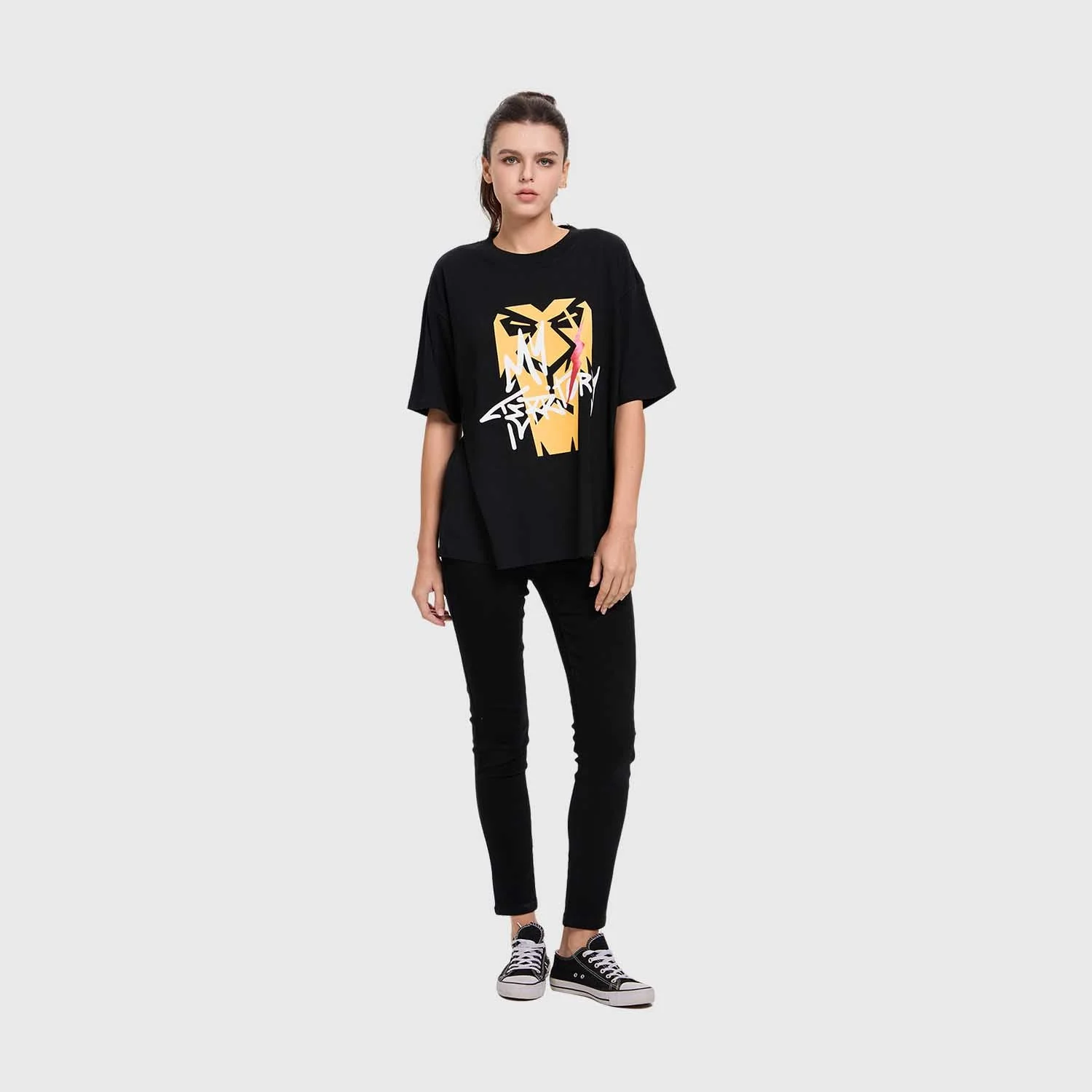 Polera Scar Rey Leon Negra - Image 2